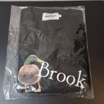 Brook 오리 프린트 T셔츠 블랙