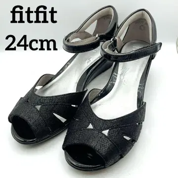 fitfit 핏핏 샌들 앵클 스트랩 24cm 블랙