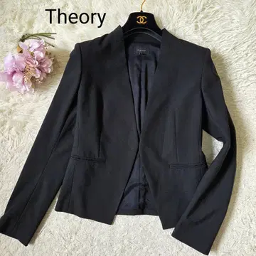 새상품급 Theory 노카라 스트레치 자켓 사이즈 M 블랙