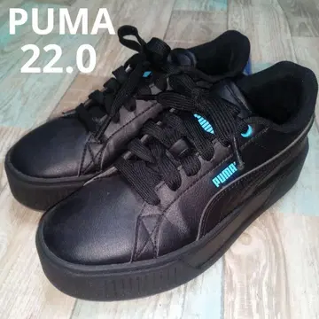 PUMA 22.0 PUMA 스니커즈 통굽 블랙 블루 여성용 블랙
