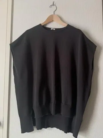 IENA 코튼 스트레치 와이드 크루넥 풀오버