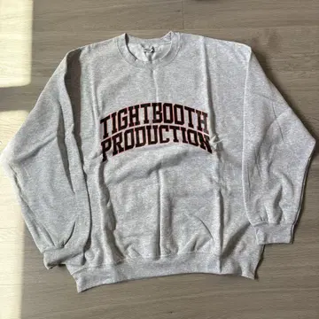 새상품급 TIGHTBOOTH 그레이 맨투맨 L