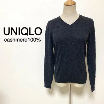 [ 캐시미어 100% ] UNIQLO 그레이 컬러 니트