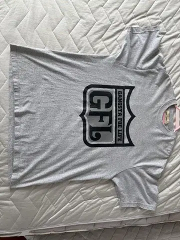 WEST WEAR GFL 로고 그레이 T셔츠 XL