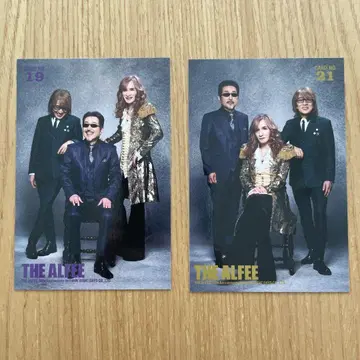THE ALFEE 트레이딩 카드 50th 3인ver. 2장
