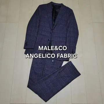 MALE&Co ANGELICO 원단 울 체크 수트 타카큐