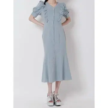 REDYAZEL 프릴 머메이드 원피스