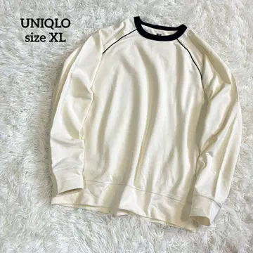 유니클로 트레이닝복 크림 래글런 슬리브 코튼 XL 3003