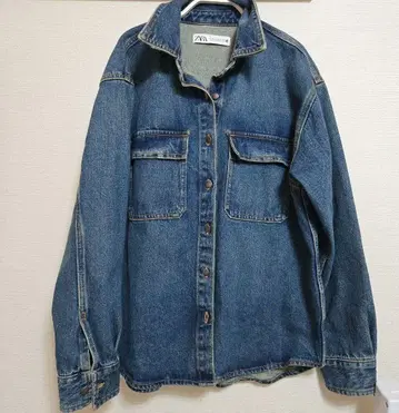 새상품 ZARA 데님 자켓 셔츠 G