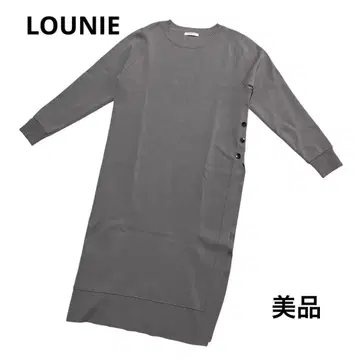 [ 컨디션 최상 ] LOUNIE 루니 롱 원피스 사이드슬릿