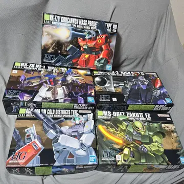 HG 1/144 스케일 0080 포켓 속의 전쟁 알렉스 외 세트