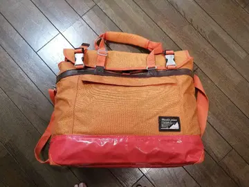 오렌지 캔버스 숄더백