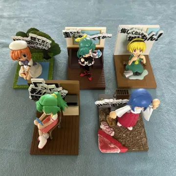 [레트로] 쓰르라미 울 적에 트레이딩 피규어 5종