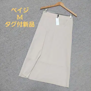 BEIGE 베이지 종아리 기장 타이트 스커트 4 일본제 택 포함 새상품