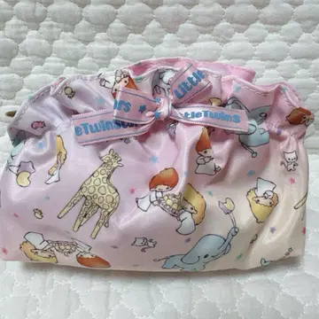 산리오 초귀여움 키키라라 프릴 파우치 애니멀 레트로