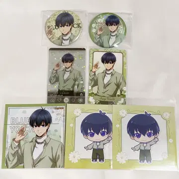 블루 록 white&pistachio 이사기 요이치 캔뱃지 묶음 판매