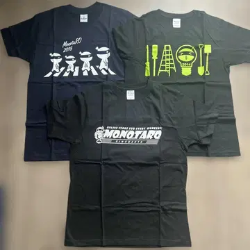 레어 모노타로 T셔츠 S사이즈 2014 2015 2016 3장 세트