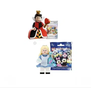 디즈니 LEGO 미니 피규어 원더랜드의 앨리스 하트 여왕