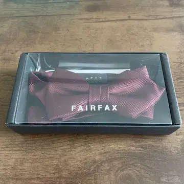 FAIRFAX 버건디 보타이