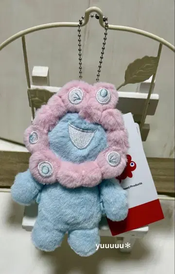 먀쿠먀쿠 컬러 마스코트 블루 봉제 인형 파스텔 만박