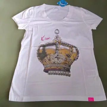 Kitti 왕관 프린트 T셔츠 M 사이즈