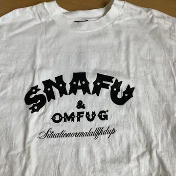 90s SNAFU 화이트 T셔츠