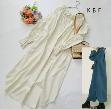 KBF*2WAY 프릴 칼라 원피스*아이보리