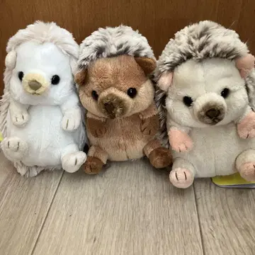 산레몬 플러피즈 S 고슴도치 봉제 인형 3개 세트