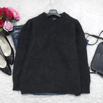 G9485*SHIPS 쉽스 극상 캐시미어 니트 스웨터 그레이