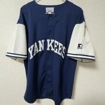 starter 양키스 바이컬러 베이스볼 셔츠 NY MLB