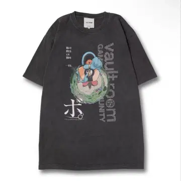 vaultroom BO. TEE / CHARCOAL XL 볼트룸