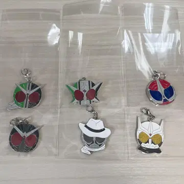 가면라이더 W 메탈 참 컬렉션 전 6종 컴플리트 세트