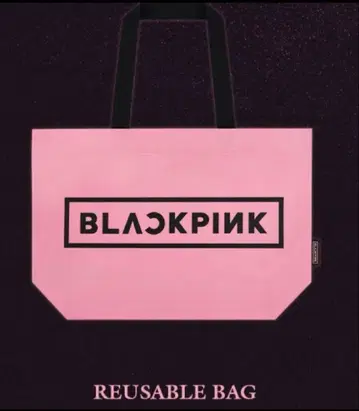 BLACKPINK 리유저블백 핑크 서울콘 에코백