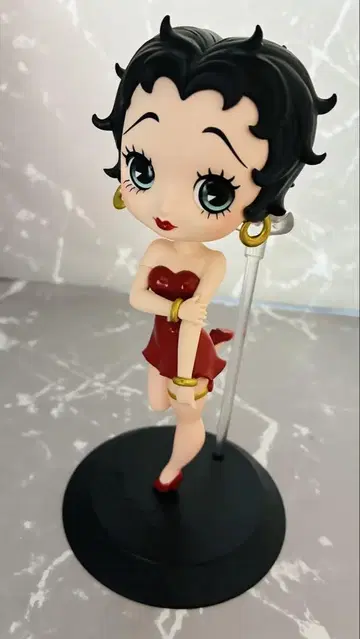 qposket betty boop 베티 부프 빨간색 드레스