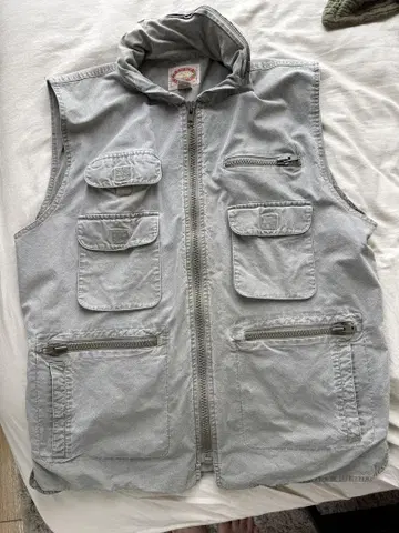 BANANA REPUBLIC 낚시용 조끼 L 그레이