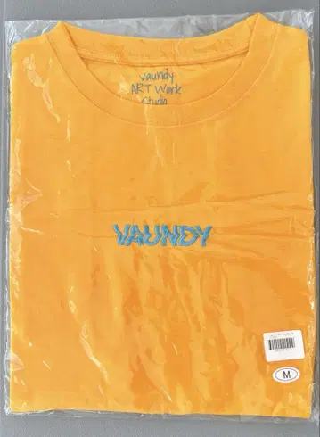 Vaundy 로고 T셔츠 mandarin 오렌지 로킹 후지록
