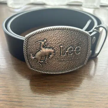 오늘 16시 발송!! Lee/리 40mm 천연 가죽 탑 버클 가죽 벨트