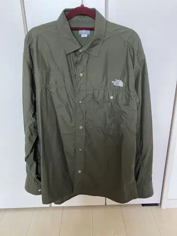 THE NORTH FACE 눕시 셔츠 L 올리브 그린 NR11961