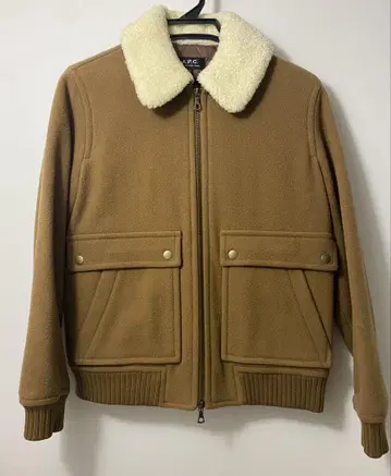 A.P.C. 보아 카라 부착 자켓