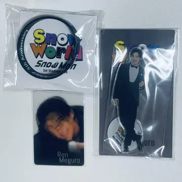 메구로 렌 아크릴 스탠드 러버 밴드 힐끗 보기 카드
