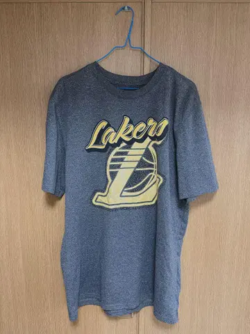 Lakers 로고 프린트 T셔츠 그레이
