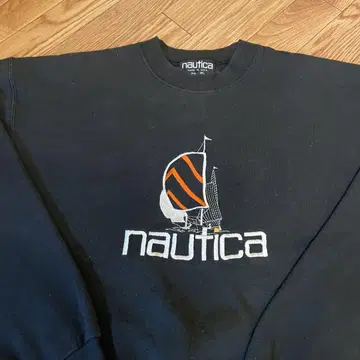 90s NAUTICA 노티카 로고 자수 맨투맨 미국제 XL