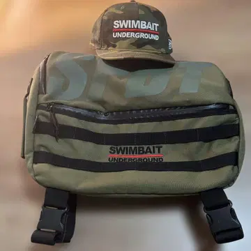 SWIMBAIT UNDERGROUND SPBT 낚시용 가방&캡