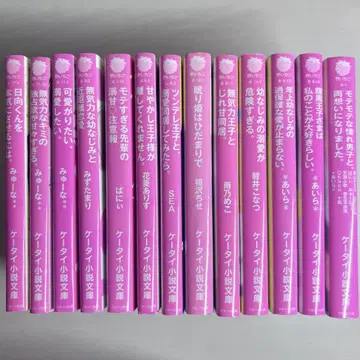 휴대폰 소설 문고 야생 딸기 19권 묶음 판매