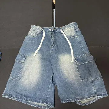 카고 데님 숏팬츠