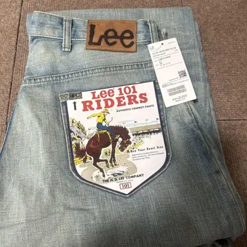 Lee 101 RIDERS 데미지 데님 팬츠
