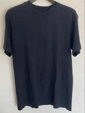 90s HANES BEEFY 티셔츠 블랙 무지