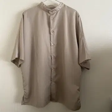 lui's 베이지 돌먼 슬리브 셔츠