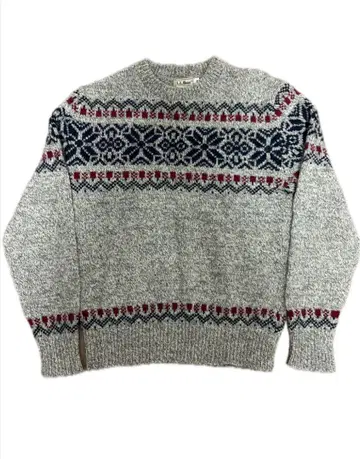 70s 80s 빈티지 L.L.BEAN 노르딕 스웨터 니트