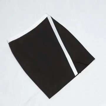 KN0427 [ 캘빈클라인 ] 미니 스커트 [ F ] 타이트 슬릿 블랙
